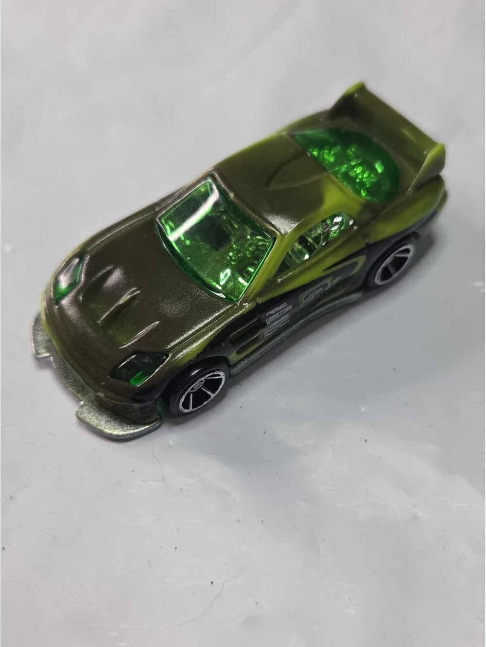 2014 Hot Wheels Color Shifters 24/Seven Tuner Coupe Black/Green w/OH5 Spoke NM